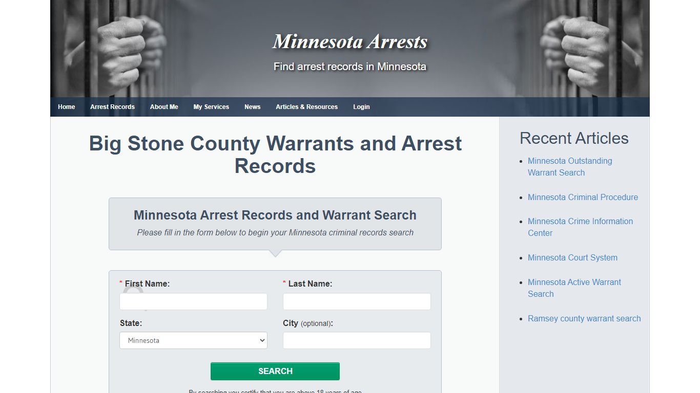 Big Stone County Warrants and Arrest Records - Minnesota Arrests